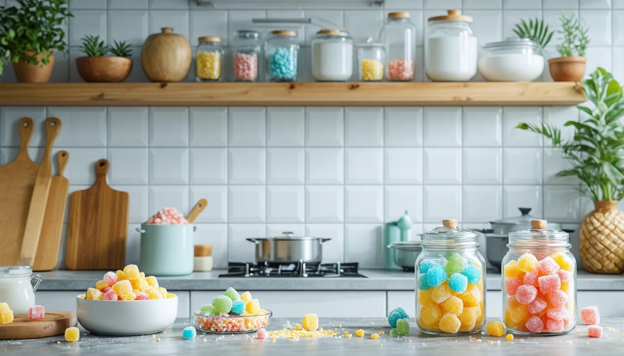 Kitchen equipment and setup for freeze-drying candy at home